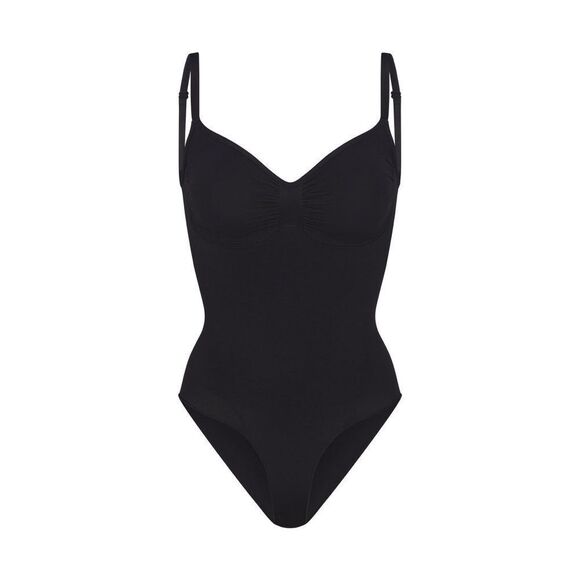 SKIMS SEAMLESS SCULPT body suit Black size‎ XL NWOT - Picture 2 of 8
